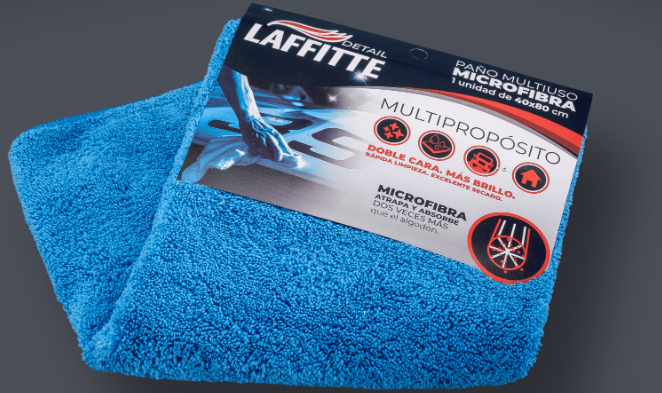 PAÑO DE MICROFIBRA 40x80 CM AZUL LAFFITTÉ