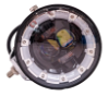 FARO LUZ LED BLANCA ESTABLE CON OJO DE ANGEL DAYTIME RUNNING BLANCO Y GIROS AMBAR 9V-36V 1 LED - 40 WATTS  MEDIDAS 3.5 "