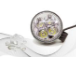 FARO CIRCULAR DE 12 WATTS (4 LED * 3 WATTS) 8CM * 8CM COLOR BLANCO 12V / 24V - haz de luz spot -