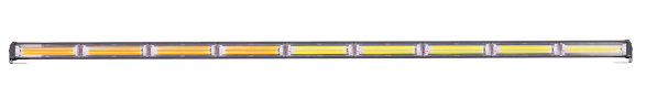 BARRA BALIZA BARRA DE 24  LED ULTRASLIM 72 WATTS - EPISTAR (65 CM DE LARGO) COLOR BLANCO 12V / 24V  Carcaza de aluminio - Haz de luz spot