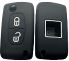 CITROEN 2 BOTONES NAVAJA C3 - C4 - PICASSO - BERLINGO BLACK