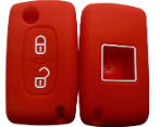 CITROEN 2 BOTONES NAVAJA C3 - C4 - PICASSO - BERLINGO RED