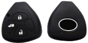 TOYOTA 3 BOTONES COROLLA - HILUX- SW4 - RAV4 - ETIOS BLACK