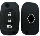 RENAUL FLUENCE NAVAJA 3 BOTONES - COLOR NEGRO