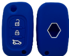 RENAUL FLUENCE NAVAJA 3 BOTONES - COLOR AZUL