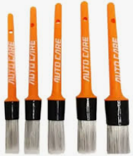 5 pinceles AUTOCARE de detailing