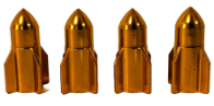 SET X 4 PCS ROCKET DORADAS