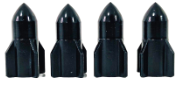SET X 4 PCS ROCKET NEGRAS