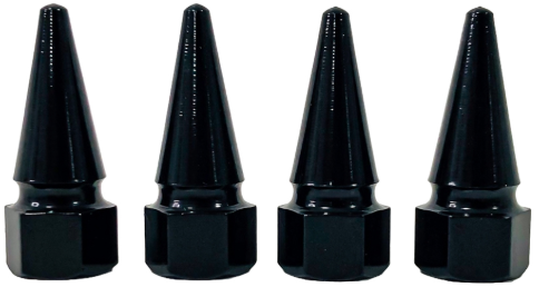 SET X 4 PCS FLECHA NEGRAS