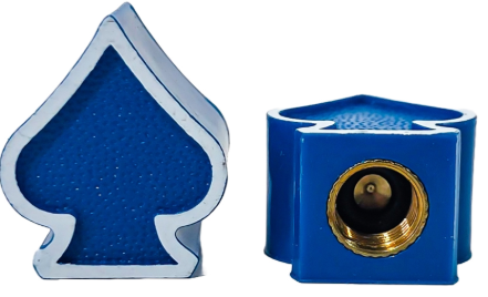 SET X 4 PCS PICS POKER AZULES